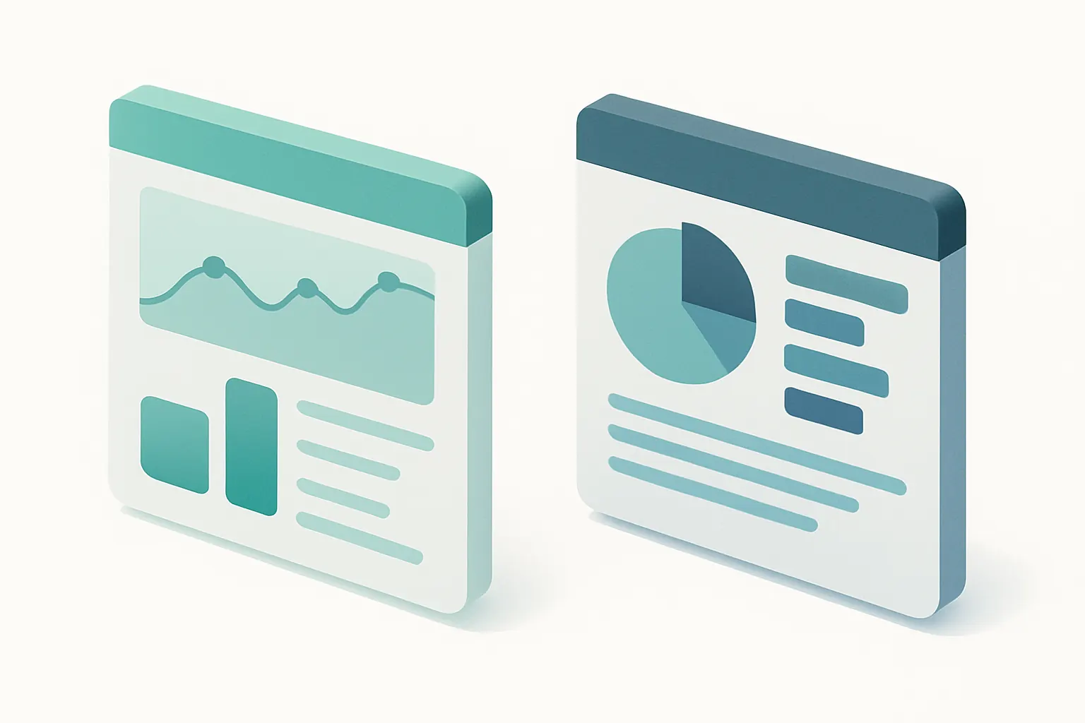 Dashboard comparison graphic showing operator metrics